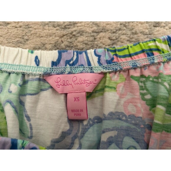 Lilly Pulitzer Women’s XS WINDSOR Strapless Dress Multi Conch Republic Pima - Picture 2 of 7